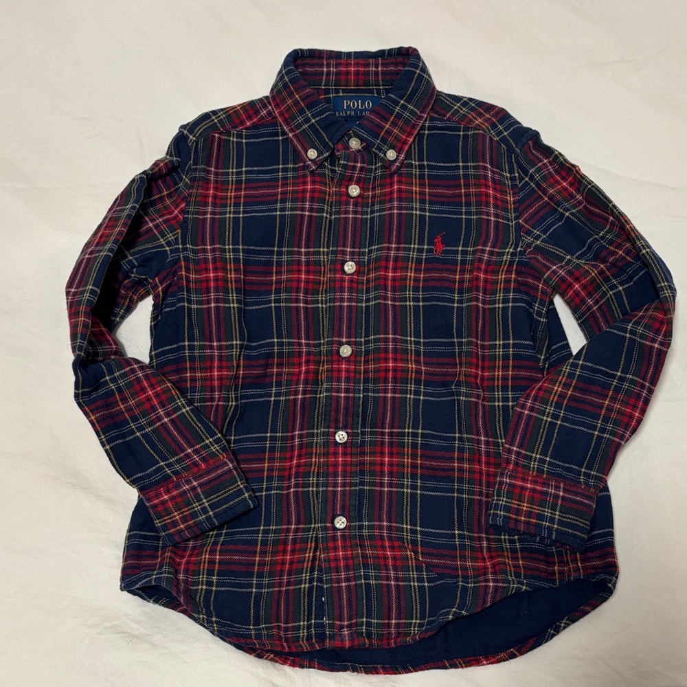 Polo by Ralph Lauren Red and Blue Plaid Shirt